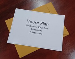House Plans A4 Printing and Shipping From SamHousePlans Under 10 Paper Sheet