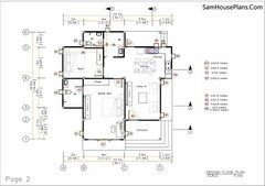 35×35 Feet House Plans 10.7×10.5 Meter 2 Beds 2 Baths Flat PDF (A4 Hard Copy)
