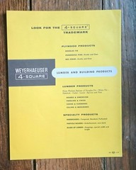 1958 Machine Sheds And Equipment Garage Weyerhaeuser 4 Square Guide Manual Plans