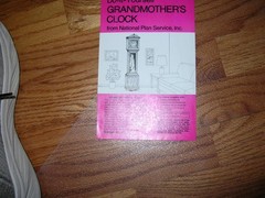 GrandMother’s Clock Kit B2036 Build it Yourself Plans Oak Cherry Walnut Maple