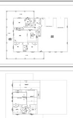 5 bedroom, 3 bath custom shophouse blueprints. 50x80x16 2 story living quarter’s