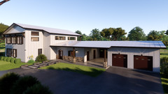 York Creek Barndominium Plan: – 4 Bedrooms / 3. Baths 3,395 SF Design Blueprints