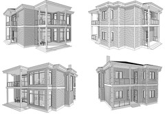 5 Beds, 5 Baths Beautiful Home Architectural Build Plans PDF Download