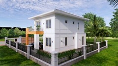 35×26 House Design Plans 10.5×8 Meters 4 Bedrooms PDF Full Plans (A4 Hard Copy)