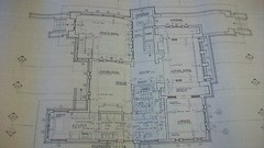 HILLS-DECARO FRANK LLOYD WRIGHT HOUSE, SET OF RESTORATION BLUEPRINTS from 1976