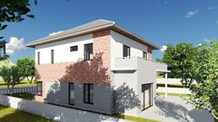 A4 Printed & PDF House Plan 36x46Feet 11×14 Meter 3 Beds 3 Bath Hip Roof