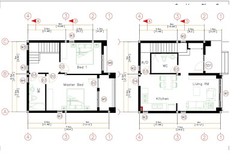 Small House Plan 21×25 Feet 6.5×7.5 Meter 2 Beds 2 Bath Flat Roof (A4 Hard Copy)