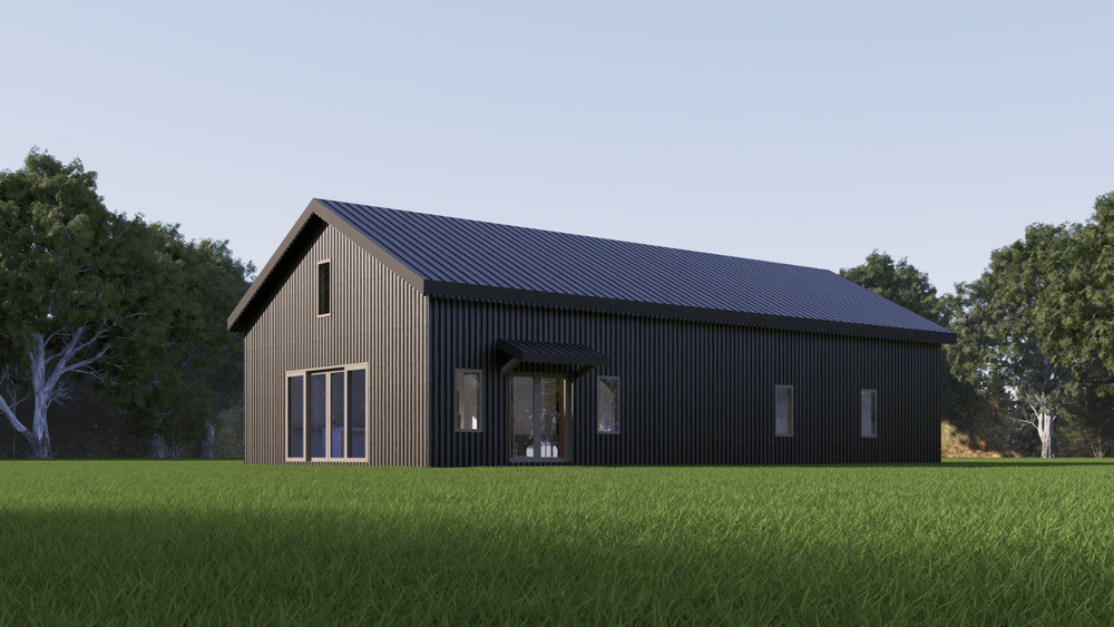 Barndominium, 3 Bedroom 2 Bath with Loft, Office, 1800 sq ft | PDF DOWNLOAD