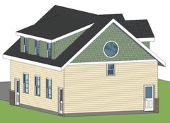 Custom Garage with Loft Building Plans Blueprints 1,662 sq ft PDF files
