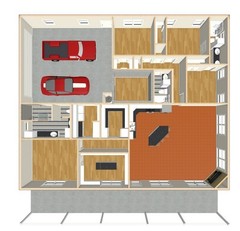Construction Plans Barndomenium Metal Building House 4BR 3 Bath with SAFE ROOM!
