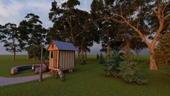 Comprehensive Building Plans for 8’x8′ Tiny Home with Loft – 64 sqft area