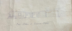 1960’s Mid Century Carl L Godwin House Blueprints Fannetta St Dexter MO