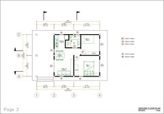 Small Cottage Designs 9×6 Meter 30×20 Feet 2 Beds Gable Roof PDF (A4 Hard Copy)