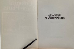 Vintage 1978 Colonial Home Plans Catalog Blueprints Classic Two Story Tradition