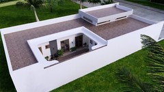 33×65 Feet House Plans 10×20 Meter 3 Bedrooms with Swimming Pool (A4 Hard Copy)