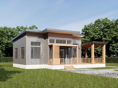 782 Sq Ft Residential Design Drawings | Printed Architectural 1 Bedroom