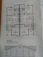 Architectural plans for handicap accessible duplex