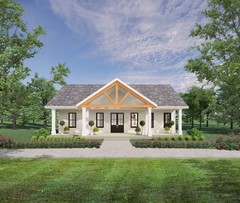 Cozy Cedar Springs Custom House Design – Modern Ranch Farmhouse 1200 Square Feet