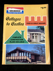 1960’S COTTAGES TO CASTLES, GARLINGHOUSE HOME PLAN SERVICE, 80 DESIGNS/FLR PLANS