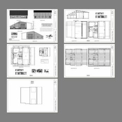 46×48 House – 2 Bedroom 2 Bath 1 RV – 1,157 sqft – PDF Floor Plan – Model 4D