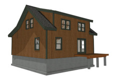 24′ x 30′ Forest Ridge Cabin Timber Frame Plan Set