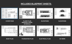 Shophouse Loft Barndominium Modern House Open Plan Design 100 x 40 – 3 Bed 2.5 B