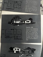Vintage 1959 MCM Home Plan Catalog DACO Homes Dave Cox Co Independence MO