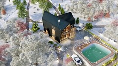 Shift Barn House 3 Bed, Terrace, Balcony CAD Blueprints Metric/Imperial