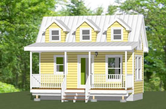 20×10 Tiny House — 281 sq ft — PDF Floor Plan — Model 2