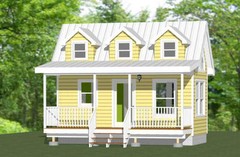 20×10 Tiny House — 281 sq ft — PDF Floor Plan — Model 2