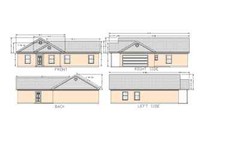 Ava_1109G 3 bed rm. / 2 bath in 1109 heated area with garage and front porch
