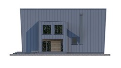 64’x50’ 2-Beds 3-Baths Charming A-Frame Architectural Build Plans PDF Download