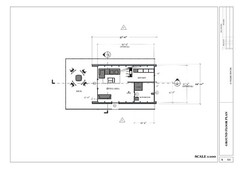 A-Frame 37’x22’ Cabin House Plan 3D images DWG CAD File & PDF For Blueprint