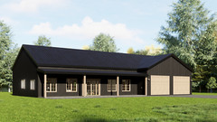 Barndominium 3 Bed 2 Bath with 2 car shop 43’X70′ 3,000 sq. ft. | PDF Download