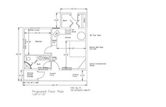 SMALL HOUSE PLAN 20X24 24X24 SMALL HOUSE RANCH GABLE ROOF PLAN # 1732 SH