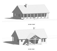 Redwood Terrace Custom House Plans and Blueprints – Spacious 4 Bed 2 Bath – 50’x
