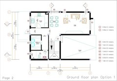 26×33 House Plans 8×10 Meter 3 Beds 3 Baths Terrace Roof PDF Plan (A4 Hard Copy)