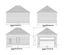 20’X24′- 24’X20′ TWO CAR GARAGE PLANS GABLE DORM ROOF GARAGE PLAN 18-2024HIP-5