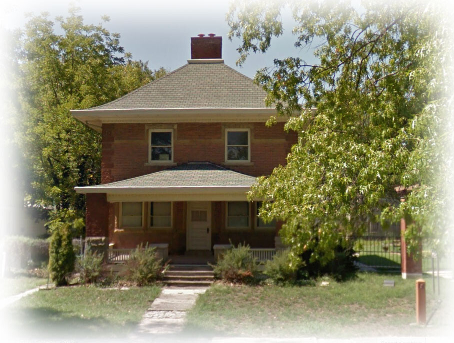 Traditional Brick House Plans, American Foursquare, porch, 3 Bedrooms 1 bath