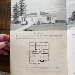 Vintage 1953 MCM Mid Century Home Designs House Plans Practical Homes Catalog