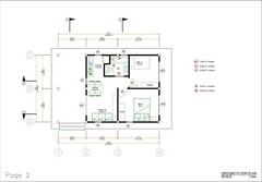 30×20 Feet Small Home Floor Plans 9×6 Meter 2 Beds 1 Bath Shed (A4 Hard Copy)