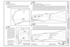 Mies van der Rohe modern design, Farnsworth House, architectural drawings