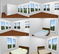 28×36 House — 3 Bedroom 2 Bath — 1,008 sq ft — PDF Floor Plan — Model 1D