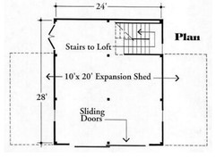 All-Purpose Pole-Barn Blueprints – Three Sets of Ashville Barn Plans (eB-221×3)