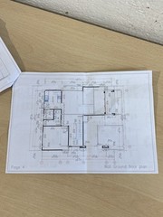 House Plans 9×11 Meter 30×36 Feet 4 Beds 3 Baths Shed Roof (A4 Hard Copy)