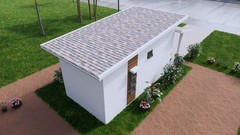 10×20 Ft Small House Plan | 1 Bed 1 Bath | 3x6m PDF + A4 Hard Copy and Cad files