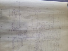 Vintage 1973 Architectural Private Residence Blueprints Bound Set 5 Sheets