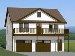 30×32 House — 2 bedroom 1.5 Bath — 986 sqft — PDF Floor Plan — Model 1I