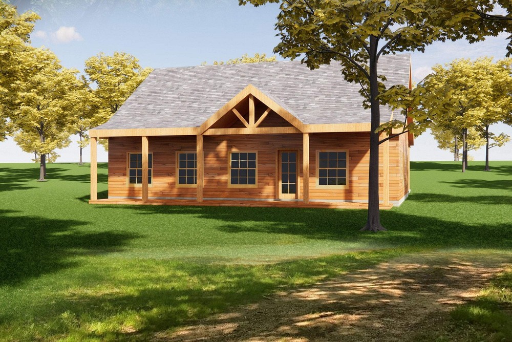 Custom House Plans and Blueprints Rustic Cabin Mountain Lakeside Vacation Retrea