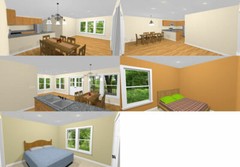 60×50 Apartment with 2-Car 2-RV Garage – PDF FloorPlan – 1,648 sqft – Model 2D